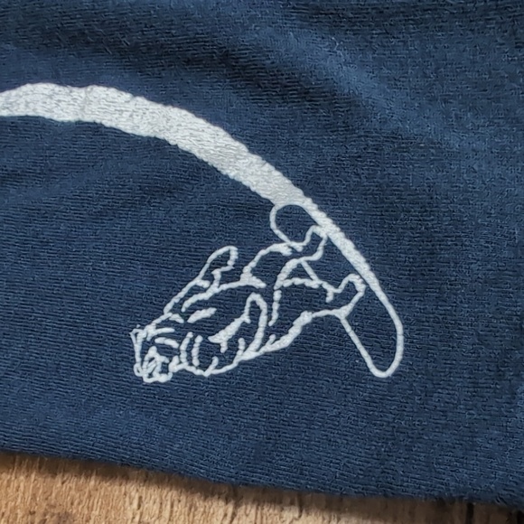 Yeti Built for the Wild Long Sleeve Tee Snowboarding Bear Size XXL in Navy Blue - Picture 5 of 9